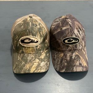 Drake Waterfowl Hats. Both are shadowbranch pattern. Second hat is waterproof